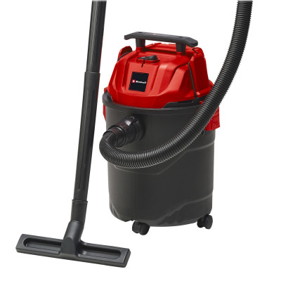 Einhell Пилосос професійний TC-VC 1820, 1250 Вт, пластик 20 л, 180 мбар, шланг 1.5 м, кабель 3 м, 3.6 кг
