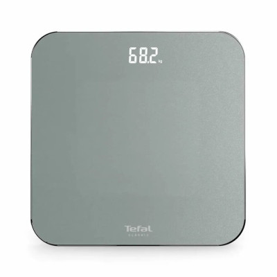 Tefal Ваги Tefal підлогові Classic, 180кг, AAAx3 в комплекті, скло, сірий