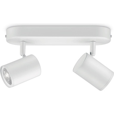 WiZ Світильник точковий накладний розумний IMAGEO Spots, 2х5W, 2200-6500K, RGB, Wi-Fi, білий