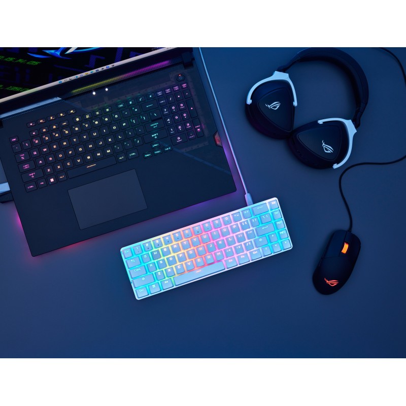 ASUS Клавіатура ROG Falchion Ace LED 68key NX RD USB White