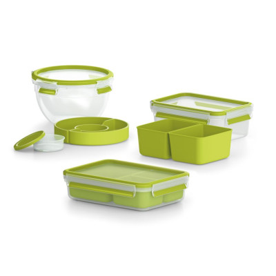 Tefal Контейнер з вставками MASTERSEAL TO GO 1.2 л, пластик Tefal Контейнер з вставками MASTERSEAL TO GO 1.2 л, пластик