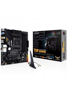 ASUS Материнcька плата TUF GAMING B550M-PLUS WIFI II sAM4 B550 4xDDR4 M.2 HDMI DP Wi-Fi BT mATX