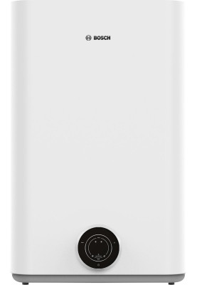 Bosch Водонагрівач електр. плоский слім Tronic 3500, 100л, 1.5кВт, ун. монтаж, електр. кер-ня, B, білий