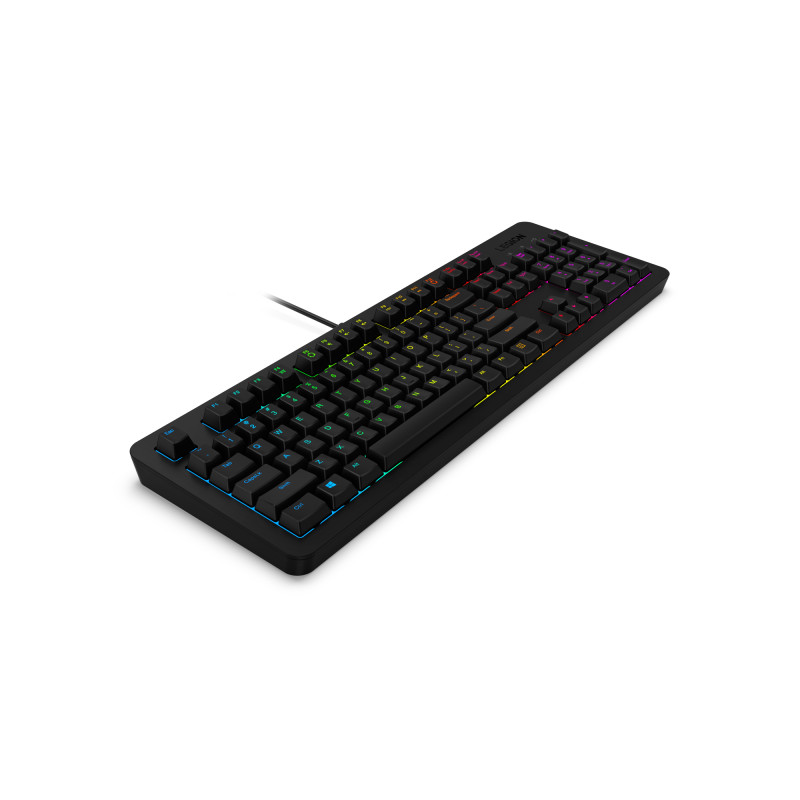 Lenovo Клавіатура мембранна Legion K300 104key, USB-A, EN/UKR, RGB, чорний