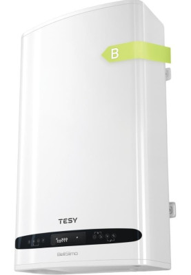 Tesy Водонагрівач електр. Bellislimo Cloud плоский GCR 502722 E31 ECW Wi-Fi, 50л, 2,2 кВт, ун. монтаж, електр. кер-ня, B, білий