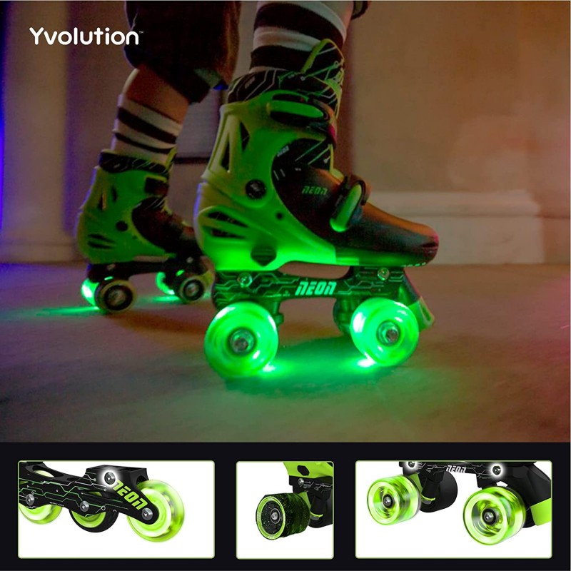 NEON Ролики COMBO SKATES Салатовий (Размер 34-37)