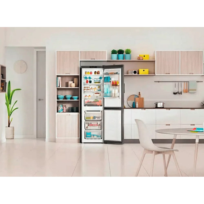 Indesit Холодильник з нижн. мороз. INFC8TI21X0