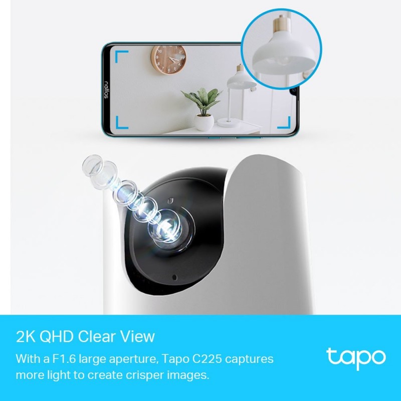 TP-Link IP-Камера Tapo C225 3MP N300 microSD motion detection 360° mic