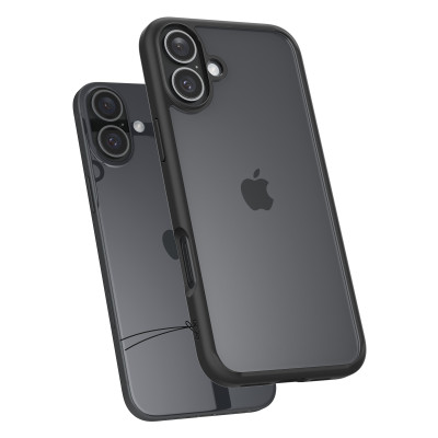 Spigen Чохол для iPhone 16, Ultra Hybrid, Matte Black