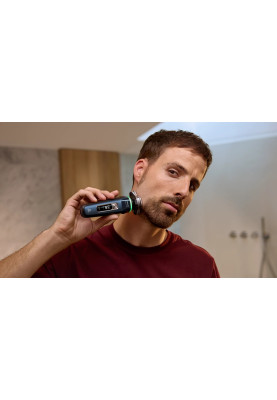 Philips Бритва електр. Series i9000 Prestige SkinIQ, бритв.головок-3, Li-Ion, сух.+волог., індикатор заряду, твердий чохол, синій