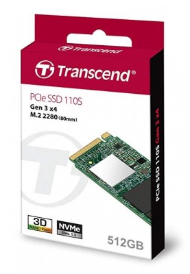 Transcend Накопичувач SSD M.2 512GB PCIe 3.0 MTE110