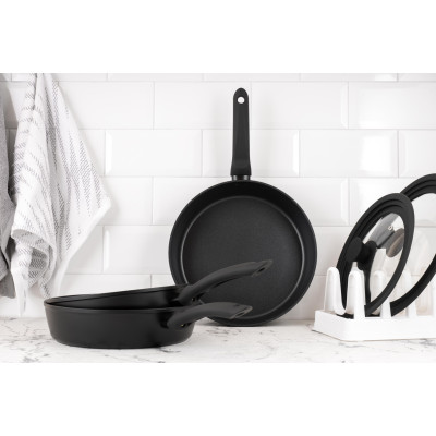 ARDESTO Сковорода глибока Gemini Gourmet Bolzano, 24см, алюміній, чорний