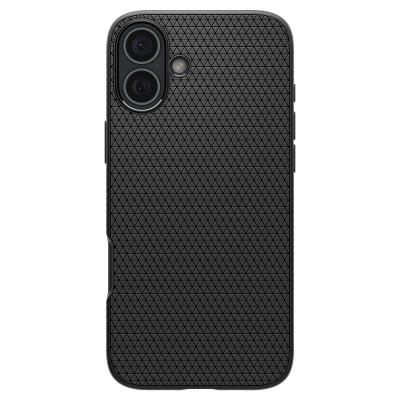 Spigen Чохол для iPhone 16 Plus, Liquid Air, Matte Black