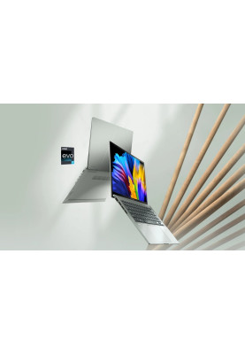 ASUS Ноутбук Zenbook 14 UX3402VA-KP783 14" WQXGA IPS, Intel i7-13700H, 16GB, F512GB, UMA, NoOS, Сріблястий