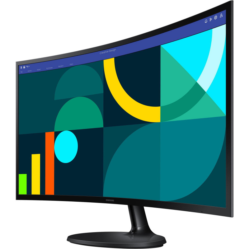 Samsung Монітор 27" S27D360 D-Sub, HDMI, VA, 100Hz, 4ms, CURVED