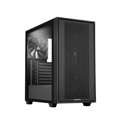 Chieftec Корпус Gaming Night Hunter, без БЖ, 2xUSB3.0, 1xUSB3.2 Gen2 Type-C, 4x140мм, VGA 425мм, LCS ready, TG Side panel, EATX, чорний