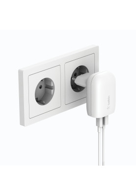 Belkin Зарядний пристрій мережевий 37Вт USB-C PD PPS 25Вт, USB-A 12Вт, білий