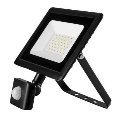 Neo Tools Прожектор, 2400 люмен, 30Вт, 220, SMD LED, датчик руху, кабель 0.15 м без вилки, алюміній, IP65