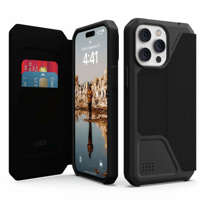 UAG Чохол для Apple iPhone 14 Pro Max Metropolis, Kevlar Black