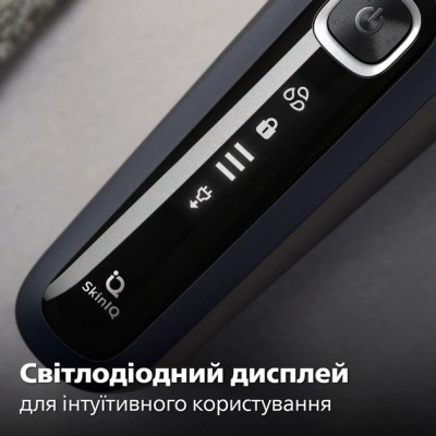 Philips Бритва електр. роторна Series 5000, 9Вт, бритв.головок-3, Li-Ion, сух.+волог., тример, синій