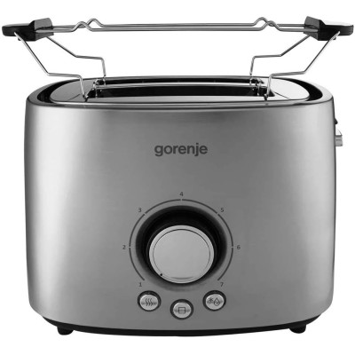 Gorenje Тостер, 1000Вт, пластик-метал, нерж. Gorenje Тостер, 1000Вт, пластик-метал, нерж.