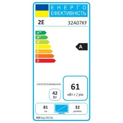 2E Телевізор 32" LED FHD 60Hz Smart Google TV Black