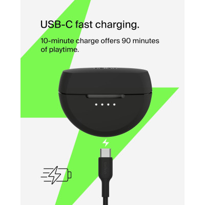 Belkin Навушники TWS Soundform Rhythm True Wireless, чорний