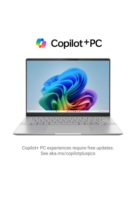 ASUS Ноутбук Vivobook S 14 M5406NA-QD080 14" WUXGA OLED, AMD R5-7535HS, 16GB, F512GB, UMA, NoOS, Сріблястий