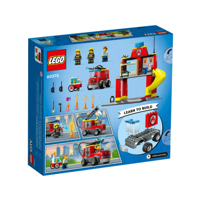 LEGO Конструктор City Пожежне депо та пожежна машина