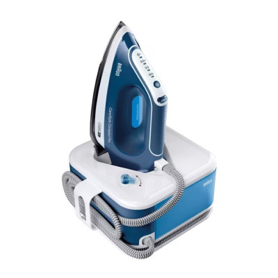 Braun Прасувальна система CareStyle Compact Pro, 2400Вт, 1500мл, паровий удар -430гр, нерж. сталь, біло-синій