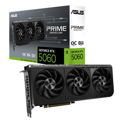 ASUS Відеокарта GeForce RTX 5060 8 GB GDDR7 OC PRIME-RTX5060-O8G
