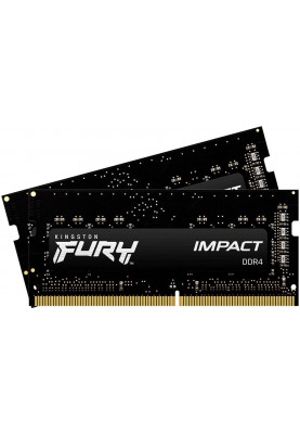 Kingston Пам'ять ноутбука DDR4 16GB KIT (8GBx2) 3200 FURY Impact