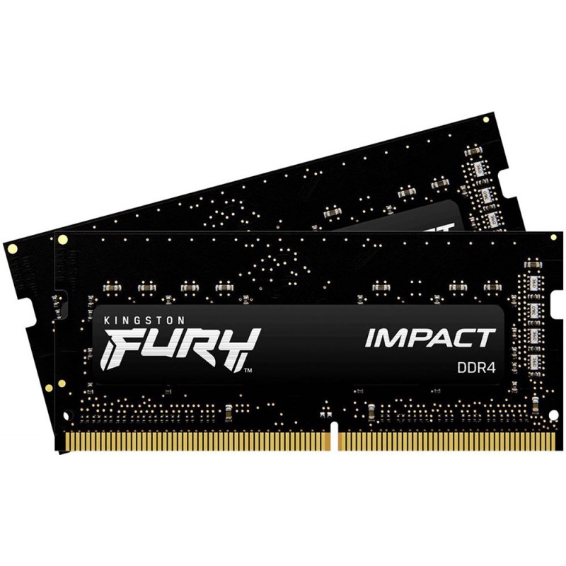 Kingston Пам'ять ноутбука DDR4 16GB KIT (8GBx2) 3200 FURY Impact