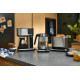 Russell Hobbs Електрочайник Attentiv Kettle, 1.7л, Strix, скло, база зі сховищем для шнура, сірий