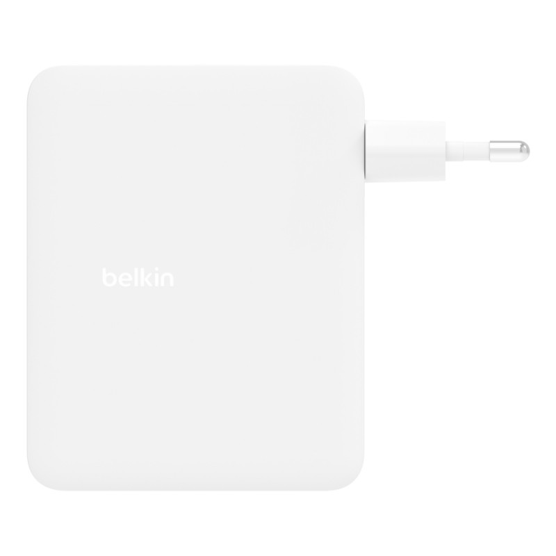 Belkin Зарядний пристрій мережевий 140Вт 3хUSB-С GAN PD PPS, USB-A, білий