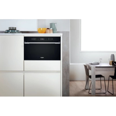 Whirlpool Мікрохвильова піч вбудовувана, 31л, електронне упр., 1000Вт, гриль, дисплей, чорний