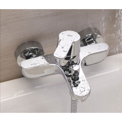Grohe Змішувач для ванни Get довж. виливу - 164мм, неповоротний, 1 важіль, хром Grohe Змішувач для ванни Get довж. виливу - 164мм, неповоротний, 1 важіль, хром