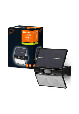 LEDVANCE Світильник автономний ENDURA STYLE SOLAR DOUBLE 2Вт 3000К 380Лм IP44 чорний