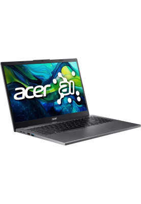 Acer Ноутбук Aspire 15 A15-61M 15.6" FHD IPS, AMD R7-8840HS, 16GB, F1TB, UMA, Lin, сірий