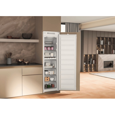 Whirlpool Морозильна камера вбудована, 177x54х54.5, 209л, А++, NF, інв., білий
