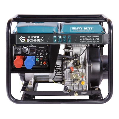 Könner & Söhnen Генератор дизельний Konner&Sohnen KS 8102HDE-1/3 ATSR (EURO II), 230/400В, 5.5/6.5кВт, електростартер, передстартовий підігрів, 117кг