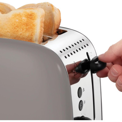 Russell Hobbs Тостер 1671Вт, нержав., підігрів, моко
