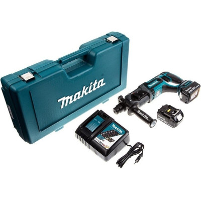 Makita Перфоратор DHR241RFJ акумуляторний, SDS+, 2Дж, Li-Ion 18В LXT, 2х3Аг