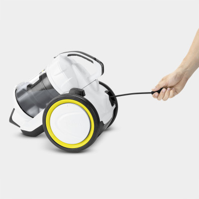 Karcher Пилосос контейнерний VC 3, 700Вт, конт пилок -0.9л, НЕРА 13, білий