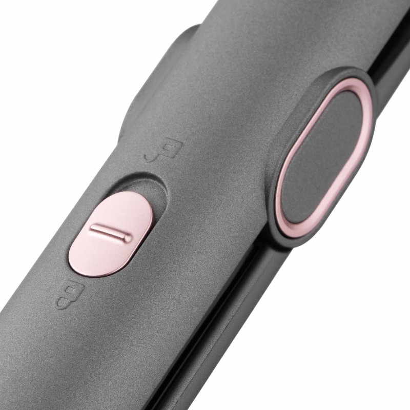 ARDESTO Плойка для створення локонів Pink Touch, 55Вт, 100-200C, кераміка, сірий+рожевий