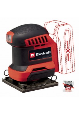 Einhell Шліфмашина вібраційна акумуляторна TE-OS 18/113 Li - Solo 18, 113х101мм 1.04кг без АКБ і ЗП