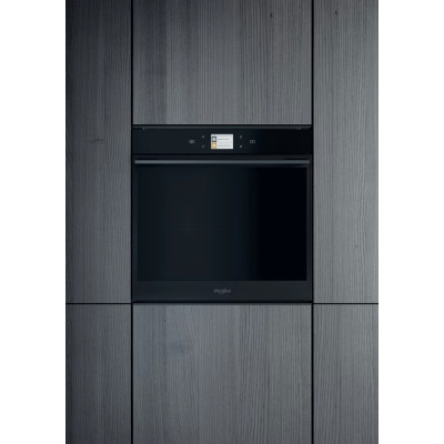 Whirlpool Духовий шафа Whirlpool електричний, 73л, A+, дисплей, конвекція, телескопічні напрямні, чорний