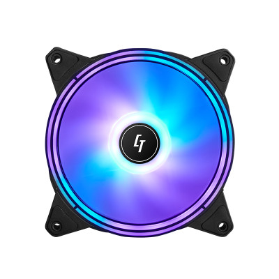 Chieftec Корпусний вентилятор Chieftronic NOVA ARGB, 120мм, 1600rpm, 4pin PWM+3pin ARGB, 24dBa