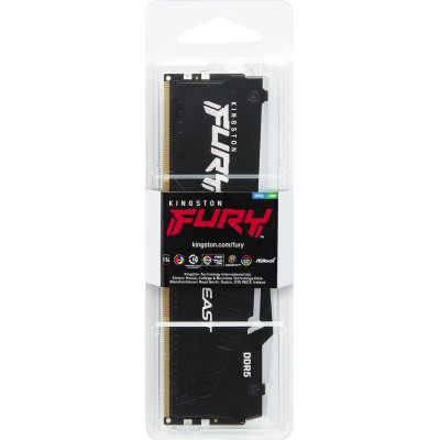 Kingston Пам'ять до ПК DDR5 4800 32GB Beast Black RGB