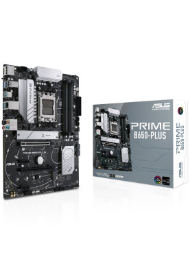 ASUS Материнcька плата PRIME B650-PLUS sAM5 B650 4xDDR5 M.2 HDMI DP ATX